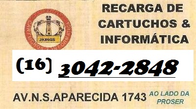 RECARGA DE CARTUCHOS & TONERS EM SERTÃOZINHO SP Sertãozinho SP